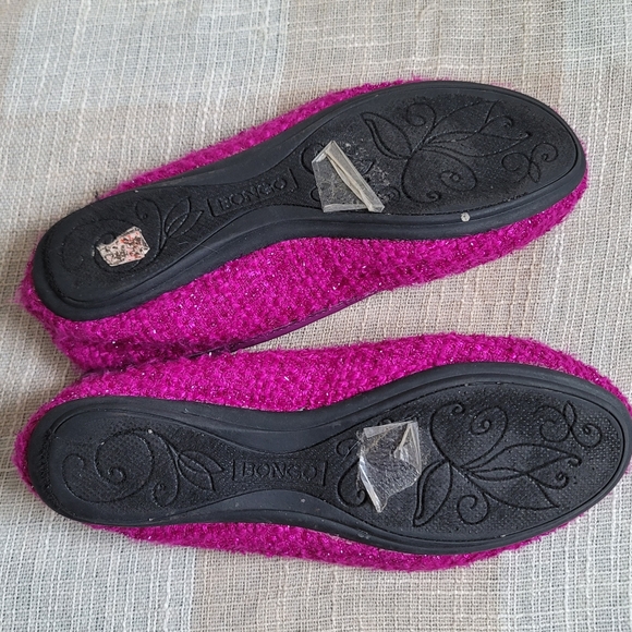 y2k McBling Balletcore Pink Sweater Ballet Flats - Picture 5 of 6